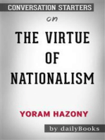 The Virtue of Nationalism: by Yoram Hazony | Conversation Starters