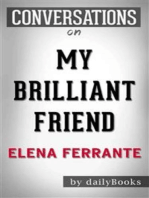 My Brilliant Friend: Neapolitan Novels, Book One by Elena Ferrante | Conversation Starters