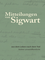 Mitteilungen von Sigwart: aus dem Leben nach dem Tod