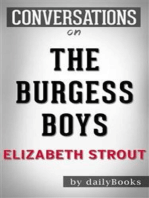 The Burgess Boys: A Novel by Elizabeth Strout | Conversation Starters