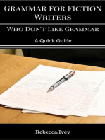 Grammar for Fiction Writers Who Don't Like Grammar