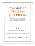 The Papers of Thomas Jefferson, Volume 22: 6 August-31 December 1791