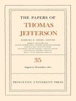 The Papers of Thomas Jefferson, Volume 35: 1 August to 30 November 1801