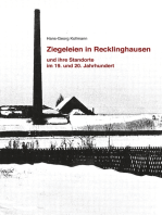Ziegeleien in Recklinghausen: und ihre Standorte im 19. und 20. Jahrhundert