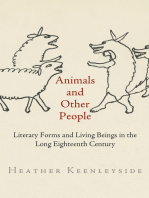 Animals and Other People: Literary Forms and Living Beings in the Long Eighteenth Century
