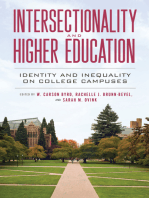Intersectionality and Higher Education: Identity and Inequality on College Campuses