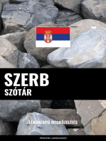 Szerb szótár: Témaalapú megközelítés