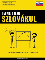 Tanuljon Szlovákul - Gyorsan / Egyszerűen / Hatékonyan: 2000 Kulcsszó