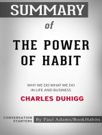 Summary of The Power of Habit: Why We Do What We Do in Life and Business | Conversation Starters