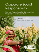 Corporate Social Responsibility: Win-win Propositions for Communities, Corporates and Agriculture