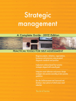 Strategic management A Complete Guide - 2019 Edition
