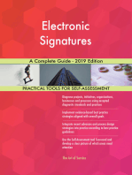 Electronic Signatures A Complete Guide - 2019 Edition