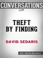 Theft by Finding: Diaries (1977-2002) by David Sedaris | Conversation Starters