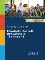 A Study Guide (New Edition) for Elizabeth Barrett Browning's "Sonnet 43"