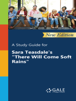A Study Guide (New Edition) for Sara Teasdale's "There Will Come Soft Rains"