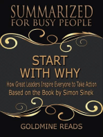 Start With Why - Summarized for Busy People