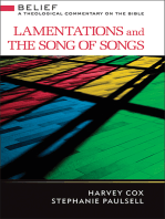 Lamentations and the Song of Songs
