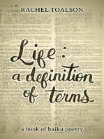 Life: a definition of terms