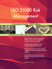 ISO 31000 Risk Management A Complete Guide - 2019 Edition by Gerardus  Blokdyk - Ebook | Scribd