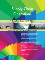 Supply Chain Operations A Complete Guide - 2019 Edition