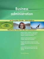 Business administration A Complete Guide - 2019 Edition