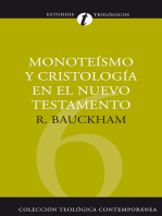 Monoteísmo y cristología en el N.T.: Dios crucificado