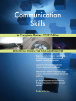 Communication Skills A Complete Guide - 2019 Edition