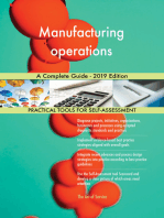 Manufacturing operations A Complete Guide - 2019 Edition