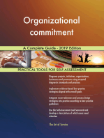 Organizational commitment A Complete Guide - 2019 Edition