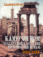 Kampf um Rom Vollständige Ausgabe Historischer Roman