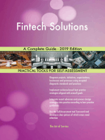 Fintech Solutions A Complete Guide - 2019 Edition