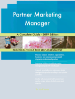 Partner Marketing Manager A Complete Guide - 2019 Edition