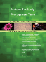 Business Continuity Management Team A Complete Guide - 2019 Edition