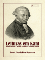 Leituras em Kant: O Ensino Religioso / Os Juízos Teleológicos / A Folha de Figueira