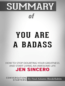 Download Book You are a badass how to stop doubting your greatness and start living an awesome life Free