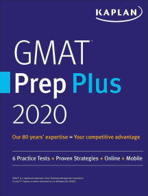 Gmat Prep Plus 2020 By Kaplan Test Prep Book Read Online