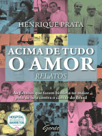 Acima de tudo o amor – Relatos: As pessoas que fazem história no maior polo de luta contra o câncer do Brasil