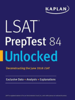 LSAT PrepTest 84 Unlocked: Exclusive Data + Analysis + Explanations