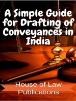 A Simple Guide for Drafting of Conveyances in India 