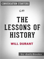 The Lessons of History: by Will Durant | Conversation Starters