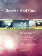 Service And Cost A Complete Guide - 2019 Edition