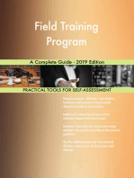 Field Training Program A Complete Guide - 2019 Edition