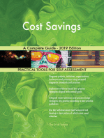 Cost Savings A Complete Guide - 2019 Edition