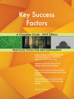 Key Success Factors A Complete Guide - 2019 Edition