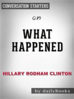 What Happened: by Hillary Rodham Clinton | Conversation Starters