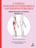 Cadeias posteroanteriores e anteroposteriores: Cadeias musculares e articulares - método GDS 
