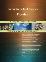Technology And Service Providers A Complete Guide - 2019 Edition