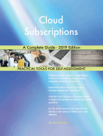 Cloud Subscriptions A Complete Guide - 2019 Edition