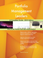 Portfolio Management Leaders A Complete Guide - 2019 Edition