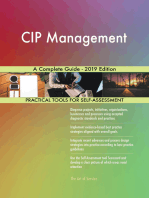 CIP Management A Complete Guide - 2019 Edition